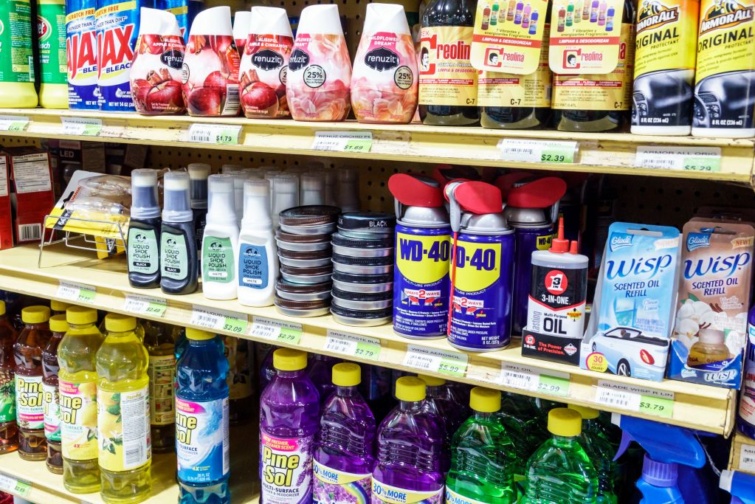 wd 40 a polcon más termékekkel
