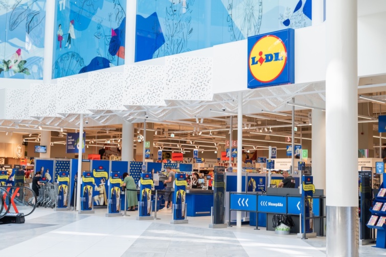 mini nyomtató a Lidlben Startlap Vásárlás Egy észtországi Lidl üzlet kasszasora
