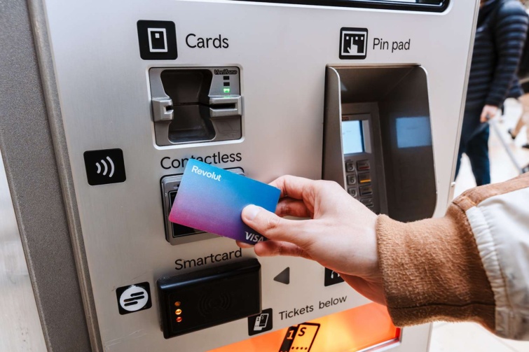 revolut kártya és automata
